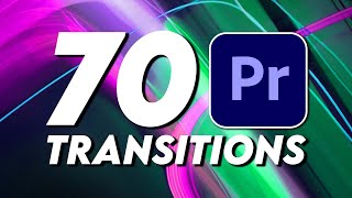 Premiere Pro Transition Pack 70 presets [upl. by Winslow]