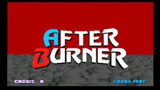 After Burner  Arcade Full Playthrough  SEGA 1987 HD [upl. by Woodley]