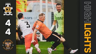 Match Highlights  Cambridge United 44 Blackpool  Sky Bet League One [upl. by Nottarts219]