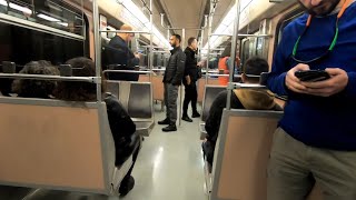 Athens Metro Ride Kerameikos to Monastiraki  Greece  191123 [upl. by Ixel949]