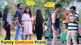 Funny Gestures Prank 05  Bhasad News  Pranks in India 2024 pranks [upl. by Eirrej]