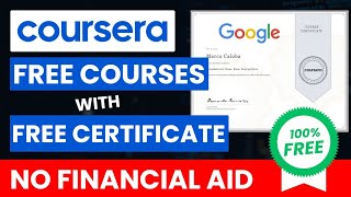 How To Get Paid Coursera Courses for FREE with Certificates in 2024  Without Financial Aid [upl. by Arawaj]