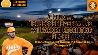 Tennessee Baseball A Look at Tennessees 1 Ranked Recruiting Class [upl. by Frodina]