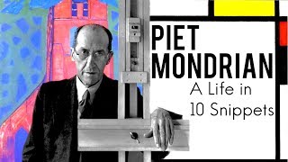 The Dutch artist Piet Mondrian A Life in 10 Snippets  Art History School [upl. by Yalhsa]