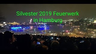 Silvester 2019 Feuerwerk in Hamburg [upl. by Wallie]