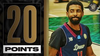 Kyrie Irving Drops TRIPLEDOUBLE In Drew League Debut 20 PTS 13 REB amp 11 AST 🔥 [upl. by Gnolb92]