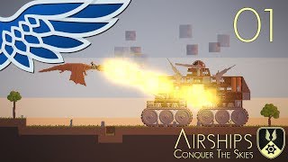 AIRSHIPS  Skyship Battle Part 1  Airships Conquer The Skies Lets Play Gameplay [upl. by Assiran]