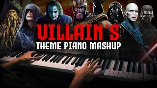 Villains Theme Epic Piano MashupMedley Piano CoverSHEETSampMIDI [upl. by Hernando]