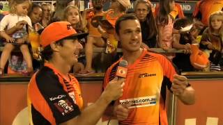 Hoggy Post Match Chat with Coults [upl. by Otrevire]