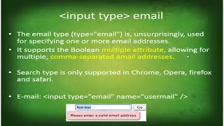 HTML5 Form Tags Part II  input validation search url number date progress bar meter tag [upl. by Erickson]