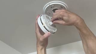 How to Change Smoke Detector Battery [upl. by Atsyrk296]