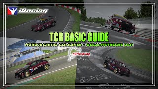 A Basic iRacing TCR Lap Guide Nürburgring Combined  For Civic Elantra Veloster amp Audi TCR [upl. by Corly]