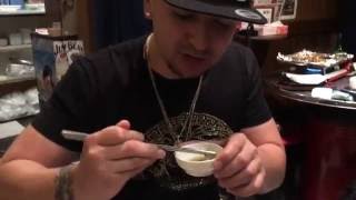 Eating Live Octopus Sannakji in Shinjuku Tokyo Japan [upl. by Lenuahs]