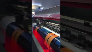 18m 8Color EcoSolvent Inkjet Printer with Epson HD32003200E Heads [upl. by Reilamag]