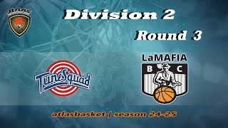 Atlasbasket  Div 2Round 3  TUNE SQUAD vs LA MAFIA [upl. by Gebler726]