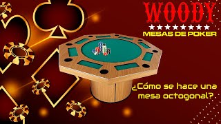 Cómo hacer una mesa octogonal para poker y otros juegos de mesa [upl. by Ial]