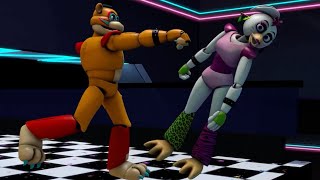 Freddy Destroys Chica  FNAF SECURITY BREACH [upl. by Gnay760]