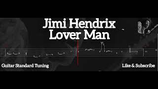 Jimi Hendrix  Lover Man  Tab Guitar [upl. by Wachter443]