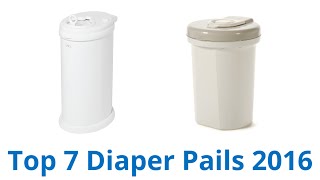 7 Best Diaper Pails 2016 [upl. by Eylhsa]