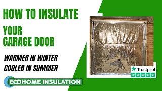 Howto Insulate Your Garage Door  To keep an ambient temperature year round [upl. by Monahon]