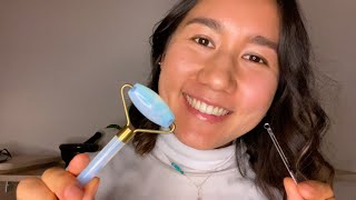 ASMR Facial Treatment and Extraction Soft Spoken Spa Roleplay with Glove Sounds [upl. by Mcgean665]