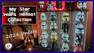 Star Wars Helmet Collection Tour  2024 Update [upl. by Holcman]