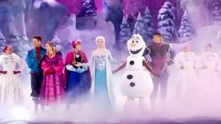 CHANTONS LA REINE DES NEIGES  DISNEYLAND PARIS [upl. by Amhsirak]