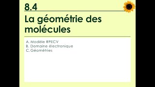 84 La géométrie des molécules [upl. by Annot]