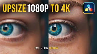 SUPER SCALE in DaVinci Resolve  Upscale 1080p to 4K  EASY Tutorial [upl. by Gerger]