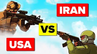 What Would Happen If USA and Iran Went to War Military  Army Comparison [upl. by Norahs709]