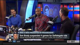 Mike amp Mike  Was Tom Bradys Suspension To Harsh [upl. by Haynes245]