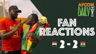 FAN REACTION GHANA vs EGYPT [upl. by Alamap]