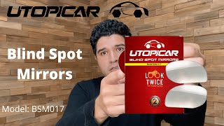 Utopicar Blind Spot Mirrors  How to install them and mistakes to avoid Model BSM017 [upl. by Eves]