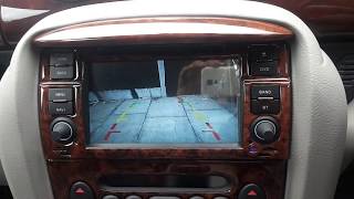 Rover 75 MG ZT DOUBLE DIN HEADUNIT REVERSE CAMERA INSTALLATION DEMO [upl. by Ailel885]