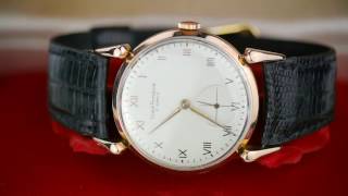 Girard Perregaux mechanical 18K Solid Gold vintage wristwatch [upl. by Eniluqcaj]