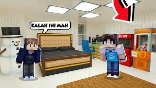 KITA ADU DEKORASI KAMAR PAKE FURNITURE PALING OP DI MINECRAFT [upl. by Gettings]