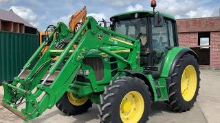 2011 JOHN DEERE 6230 STD TRACTOR WITH JD LOADER [upl. by Aicetal]