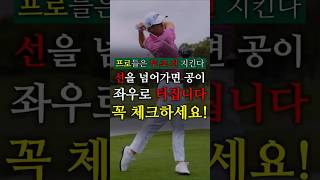 필수시청 골프에서 두 개의 선만 잘 지켜도 공이 똑바로 갑니다 골프레슨 골프연습 golf [upl. by Nnylrac576]