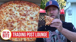 Barstool Pizza Review  Trading Post Lounge Bourne MA [upl. by Boorman]