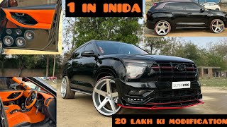 🔥Creta में लगा दिये 20 lakh Rupee😱 इससे कहते है Modification🔥 Interior🔥 Loud audio setup🔥😱 [upl. by Broddie734]