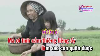 Karaoke vọng cổ MÁ ƠI  ĐÀO [upl. by Lewls]