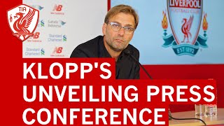 JURGEN KLOPPS FIRST LIVERPOOL FC PRESS CONFERENCE IN FULL [upl. by Alaaj]