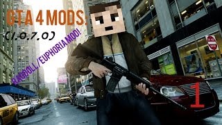 BEST MOD EVER  Grand Theft Auto IV Mods RagdollEuphoria Mod REUPLOAD 1080p [upl. by Traci842]