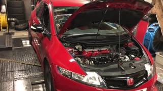 Flat Foot Shifting with EcuTek on a Turbo Charged Honda Civic TypeR FN2 [upl. by Devan]