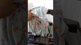 Bedsheet in 6kg Top Loading Washing Machine safely without overloading 👍🏻🤔⚡ homeapliances [upl. by Lamaj]