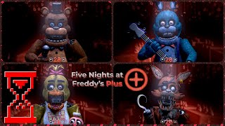 Прохождение Кастомной ночи  Скорость 20 у всех аниматроников  Five nights at freddys Plus [upl. by Devan616]