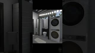 House Flipper  Monochrome Micro Home  Short Tour houseflipper houseflippervideos [upl. by Ettenaej]