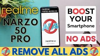 How To Remove Ads from realme narzo 50 pro 5g  Remove all adsbloatwareglance screen 🔥🔥 [upl. by Tove]