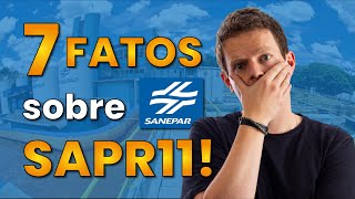 7 FATOS IMPORTANTES SOBRE SANEPAR SAPR3  SAPR4  SAPR11 [upl. by Hildegaard]