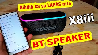 Testing 60 watts bt speaker  Review and Test Xdobo x8 iii bluetooth speaker [upl. by Aknahs]